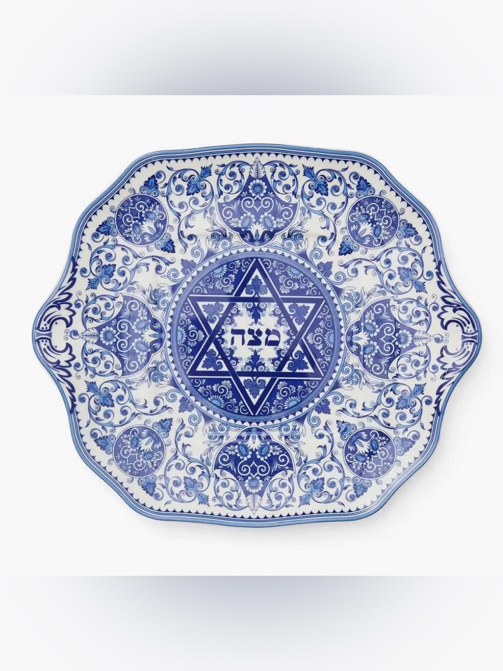 Spode Judaica Matzoh Plate with Star of David